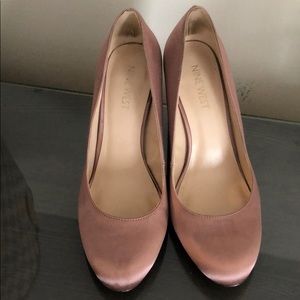 Nine West Leroux satin heels